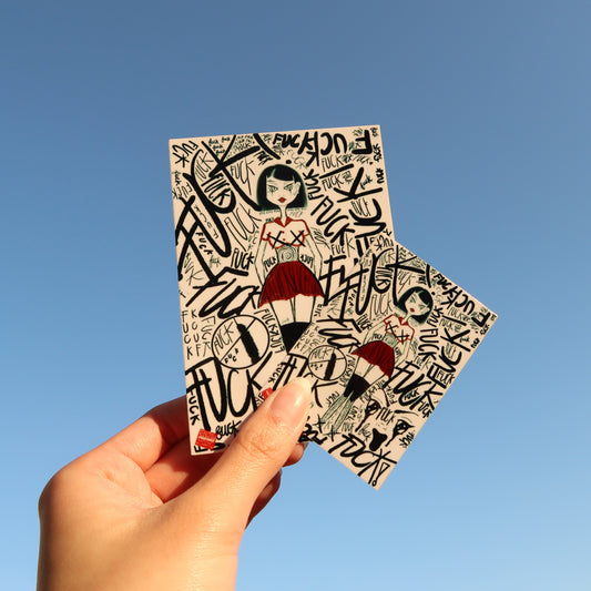 "KCUF" STICKERS