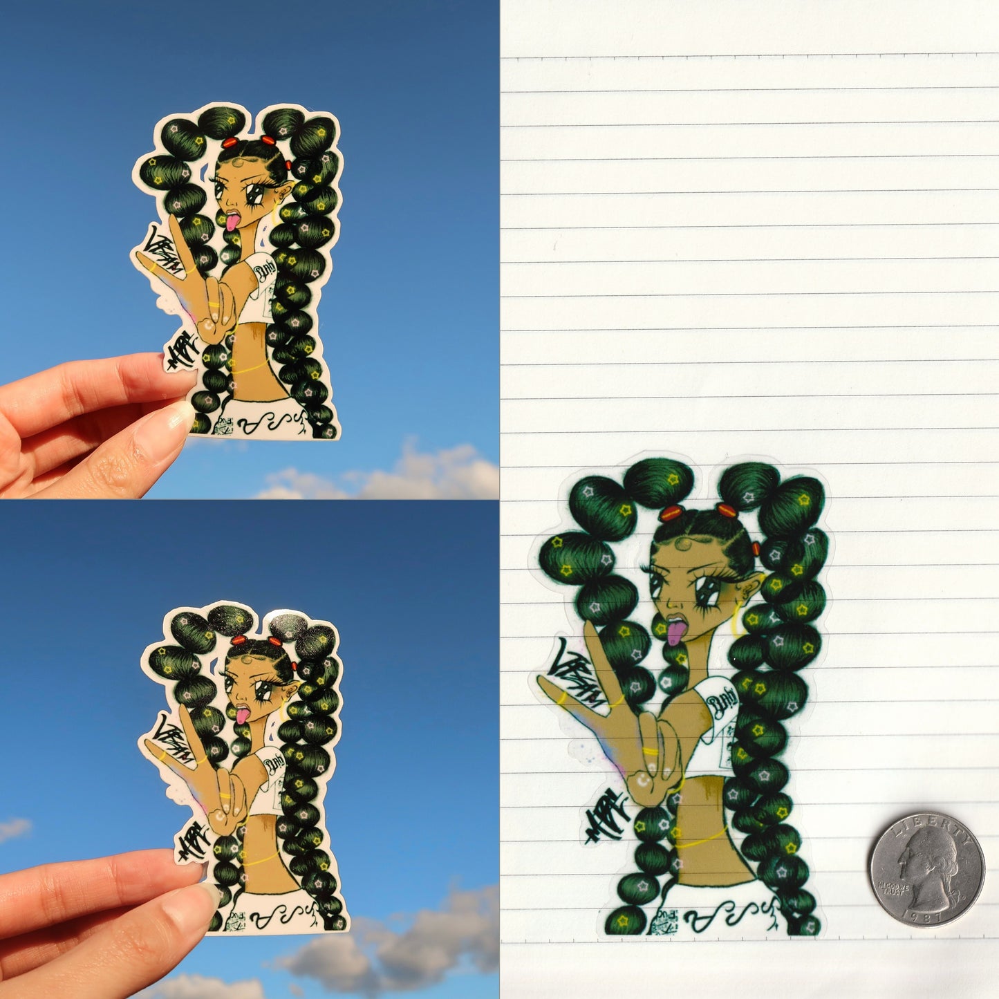 "333" STICKERS